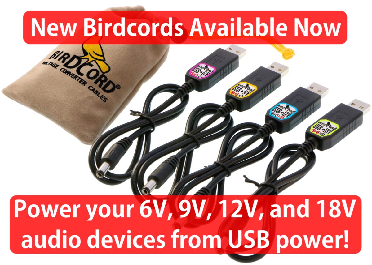 Birdcord USB to 12V Converter Cable