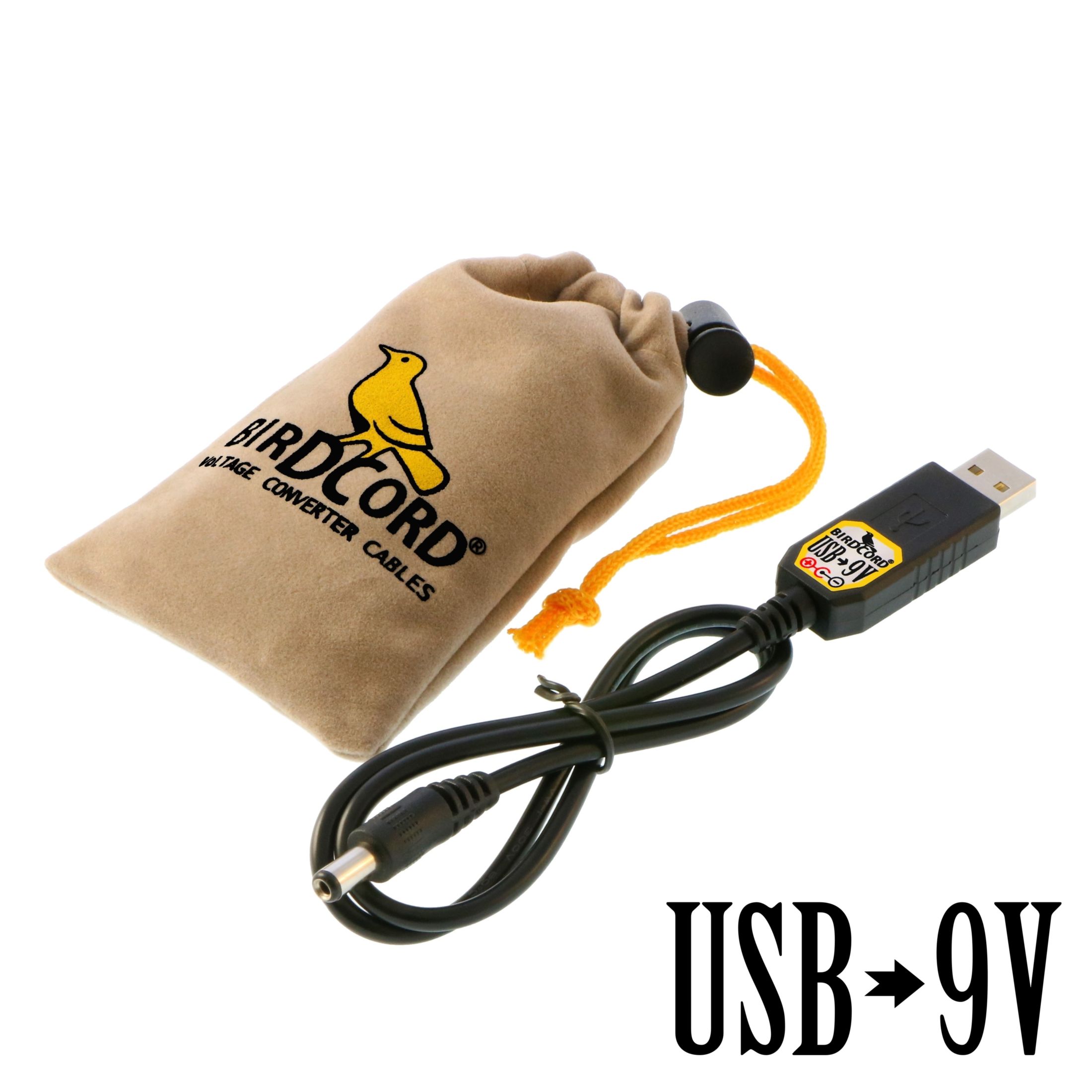 Birdcord USB to 9V Converter Cable