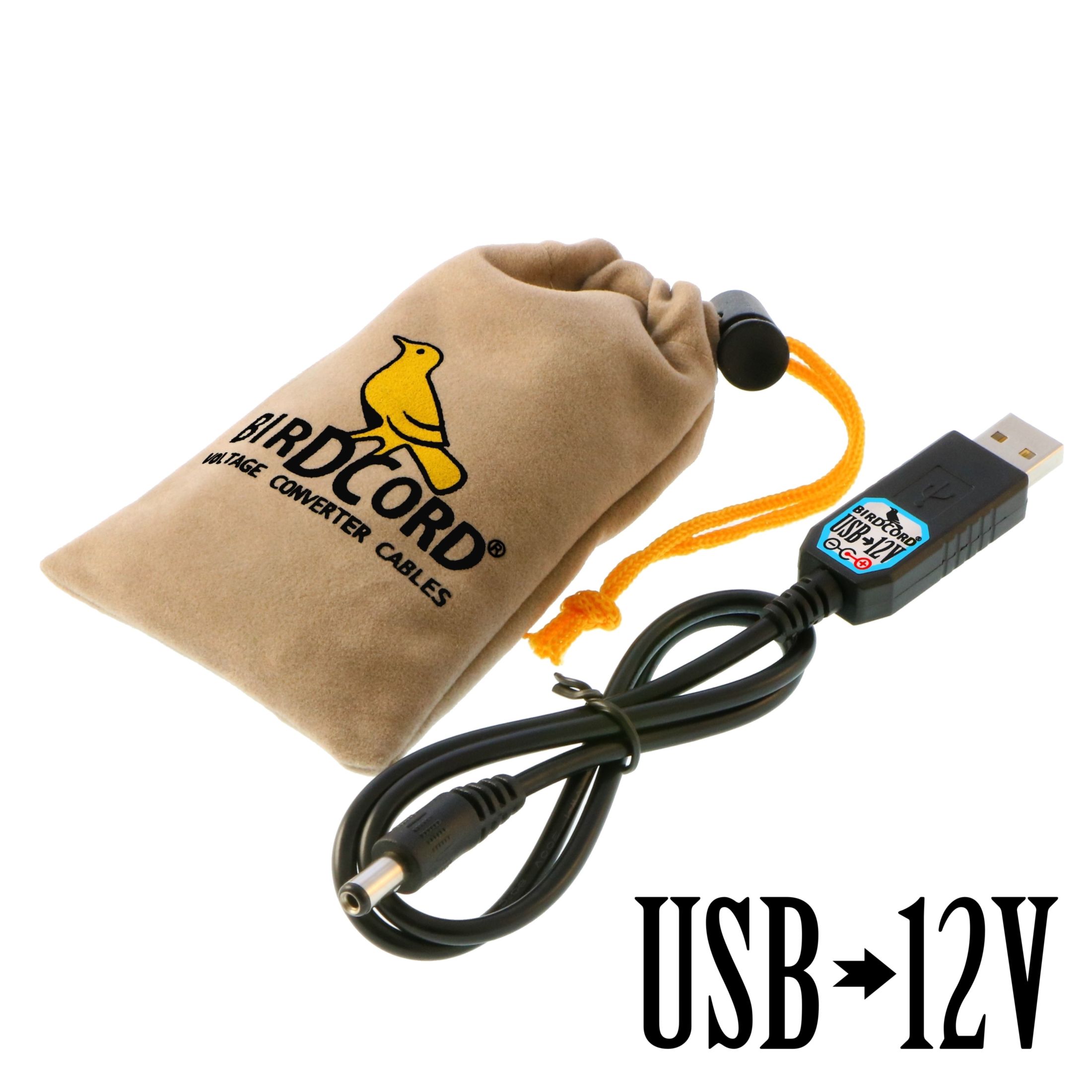 USB 5V to 12V 5.5mm x 2.5mm DC Barrel Connector Step-up Power