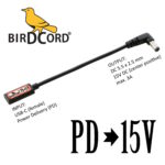 Birdcord PD ➔ 15V (USB PD Voltage Converter)