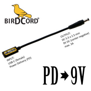 Birdcord PD ➔ 12V (USB PD Spannungskonverter)